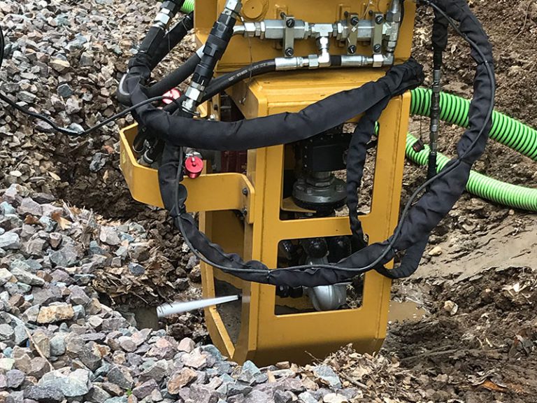 Excavator Culvert Cleaner Vancer