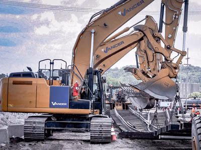 Hi-Rail Excavator Rental