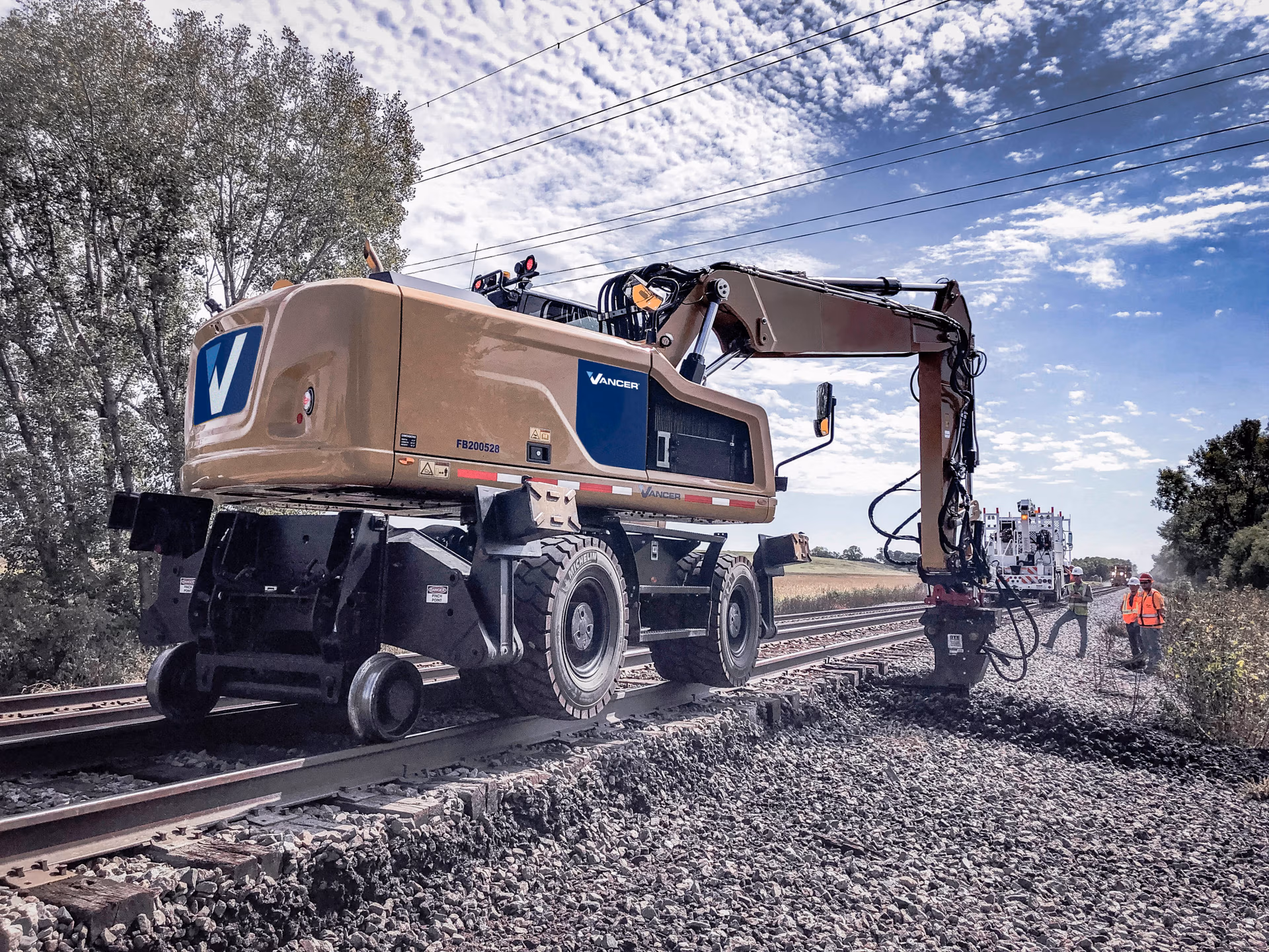 cwx20_B_VE_F hi rail excavator attachment