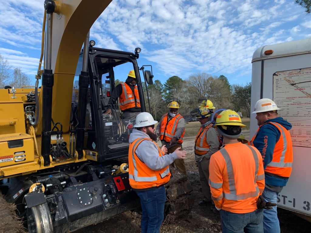 excavator cab safety check