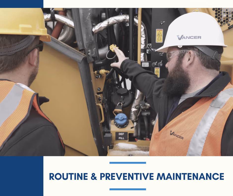 vancer MOW equipment maintenance worker